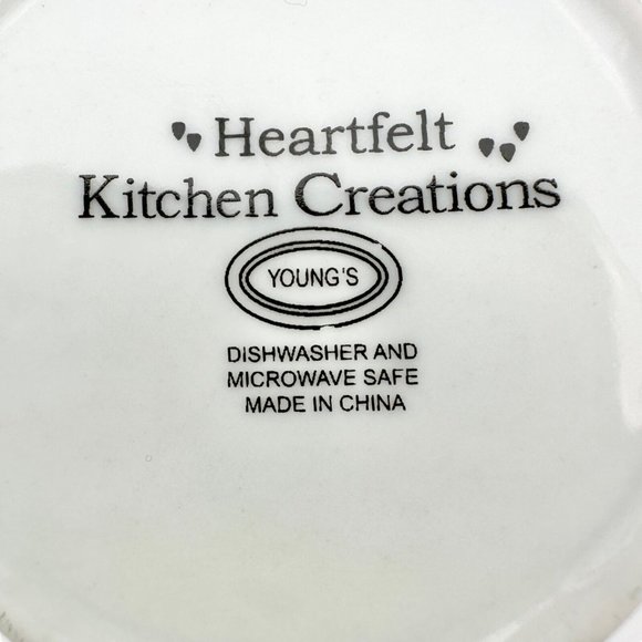 Kitchen Creations Mug Heartfelt 6 oz White with Design - Picture 6 of 6